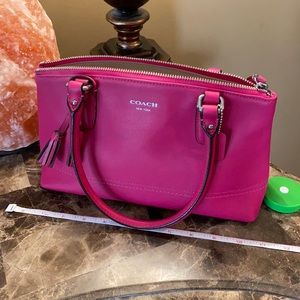 Coach Hot Pink Leather Purse
